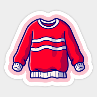 Sweater Cartoon Illustration Sticker